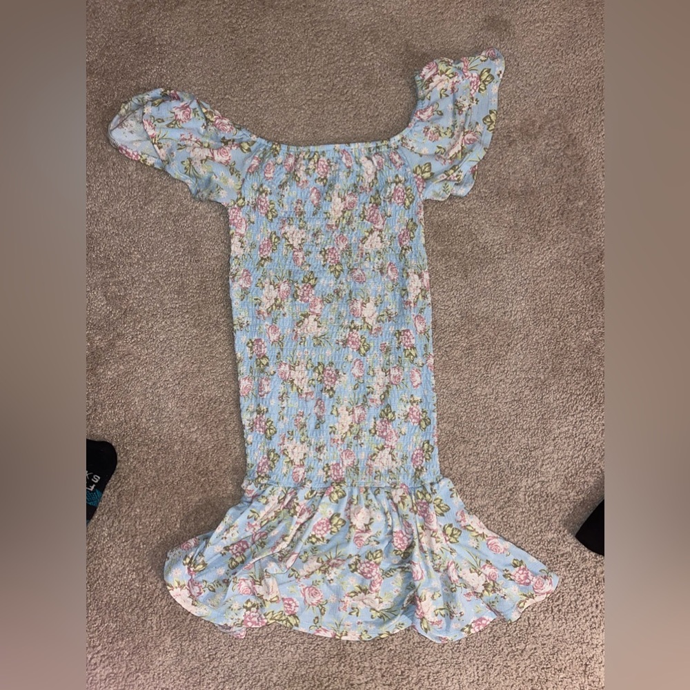 Full Circle Trends Women’s Off Shoulder Floral Dress